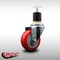 Service Caster 3.5'' SS Red Poly Wheel Swivel 1-7/8'' Expanding Stem Caster SCC-SSEX20S3514-PPUB-RED-178 - alternate 2